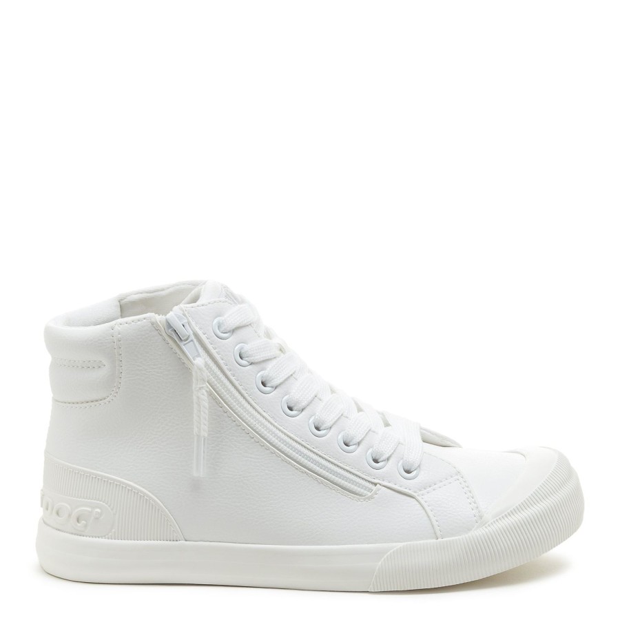 Sneakers Rocket Dog | Women'S Jazzin Sport White High-Top Sneakers: Be Unstoppable!