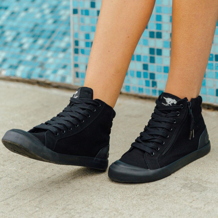 Sneakers Rocket Dog | Jazzin All Black High Top Sneaker | Rocket Dog Sneakers