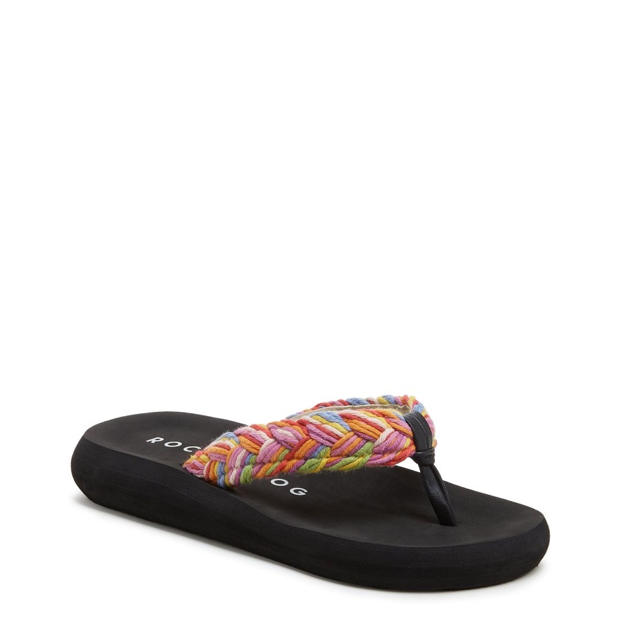 Flip Flops Rocket Dog | Rocket Dog® Sunsetcord Rainbow Flip Flops - Colorful Comfort