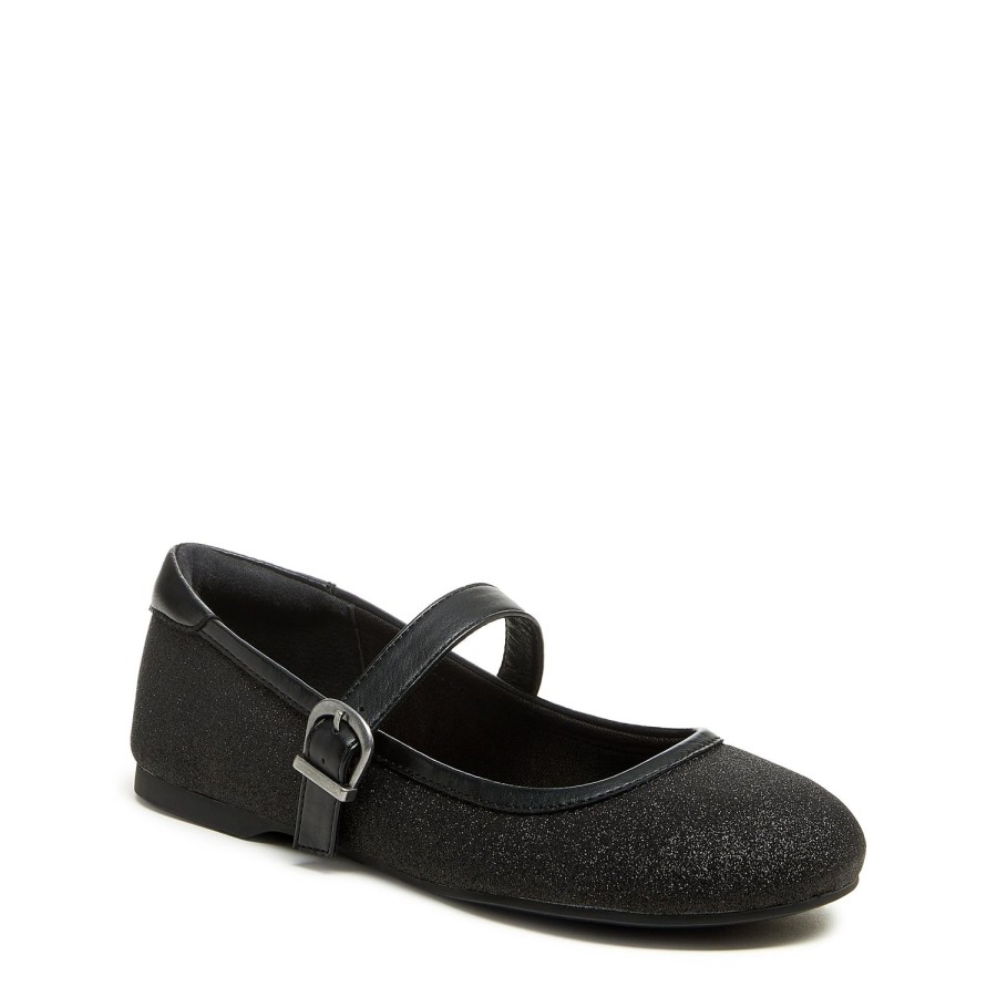 Casuals Rocket Dog | Emma Black Glitter Ballet Flat