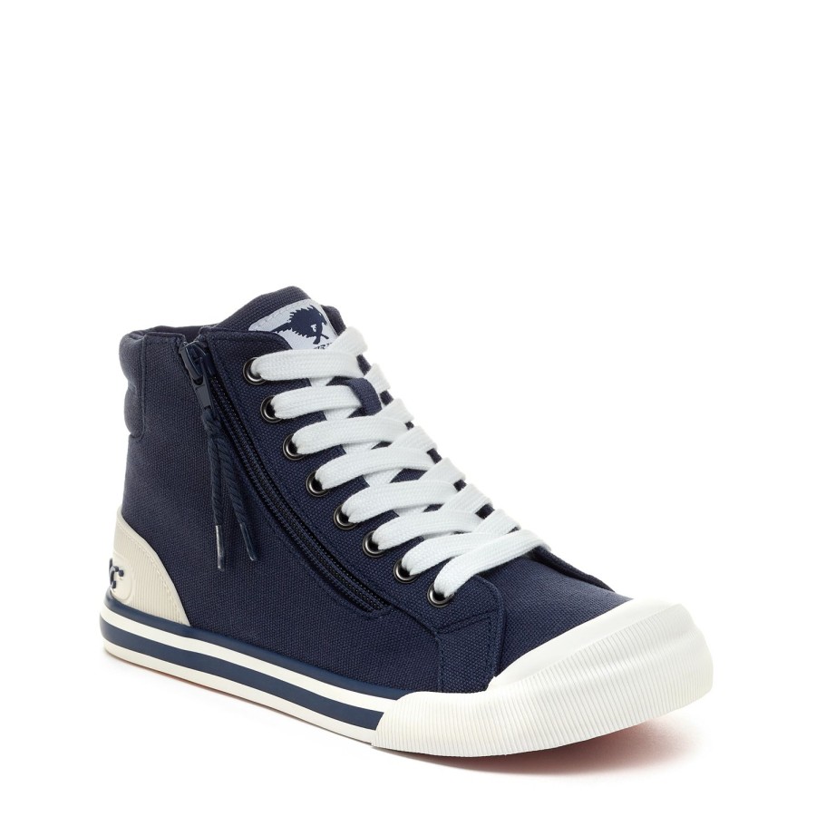 Sneakers Rocket Dog | Women'S Jazzin Navy High-Top Sneakers