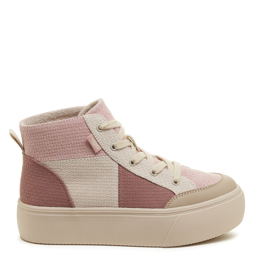 Sneakers Rocket Dog | Rocket Dog® Flair Pink Patchwork Platform Sneaker