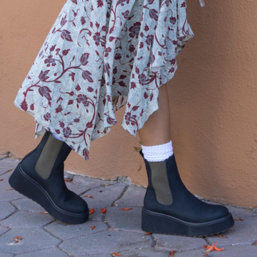 Boots Rocket Dog | Heyday Black Platform Chelsea Boot