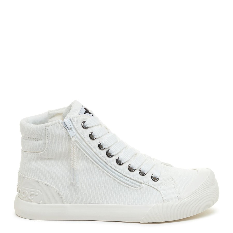 Sneakers Rocket Dog | Jazzin All White High Top Sneaker | Rocket Dog Sneakers