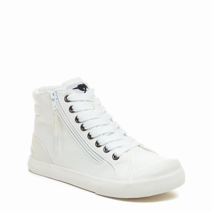 Sneakers Rocket Dog | Jazzin All White High Top Sneaker | Rocket Dog Sneakers