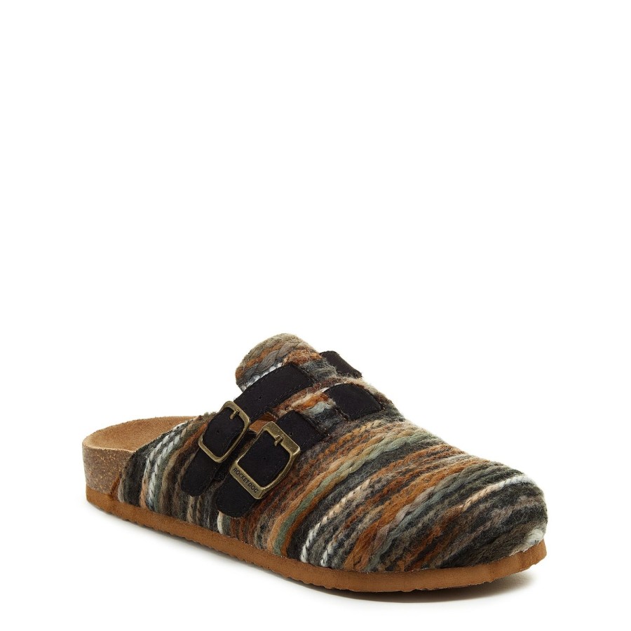 Casuals Rocket Dog | Abel Brown Stripe Mule: Stylish Comfort By Rocket Dog