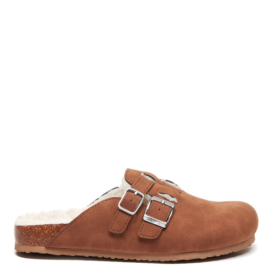 Casuals Rocket Dog | Abel Cognac Shearling Mule From Rocket Dog