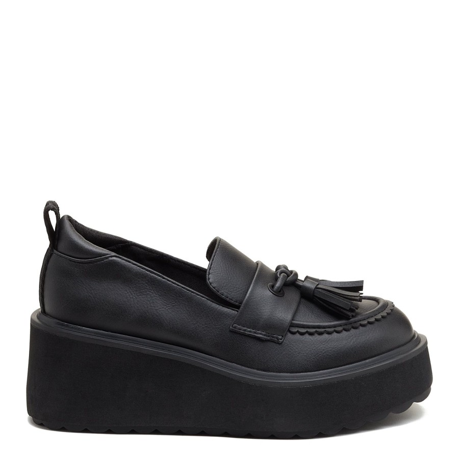 Casuals Rocket Dog | Harper Black Platform Loafer