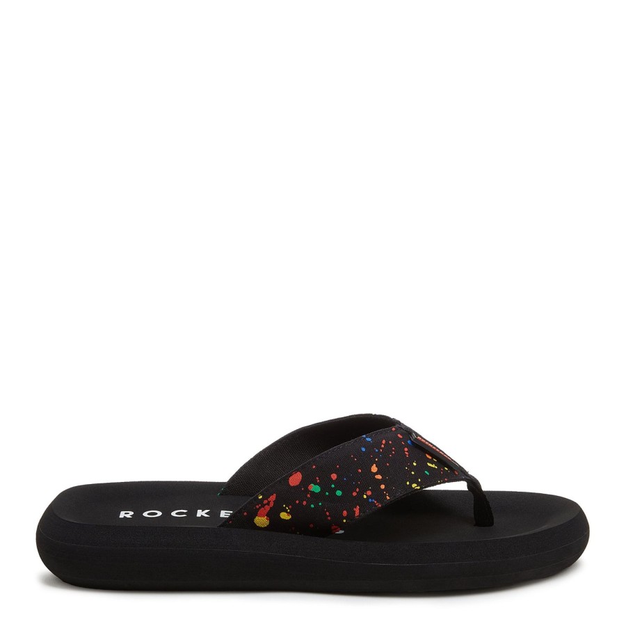 Flip Flops Rocket Dog | Spotlight Black Splash Flip Flop