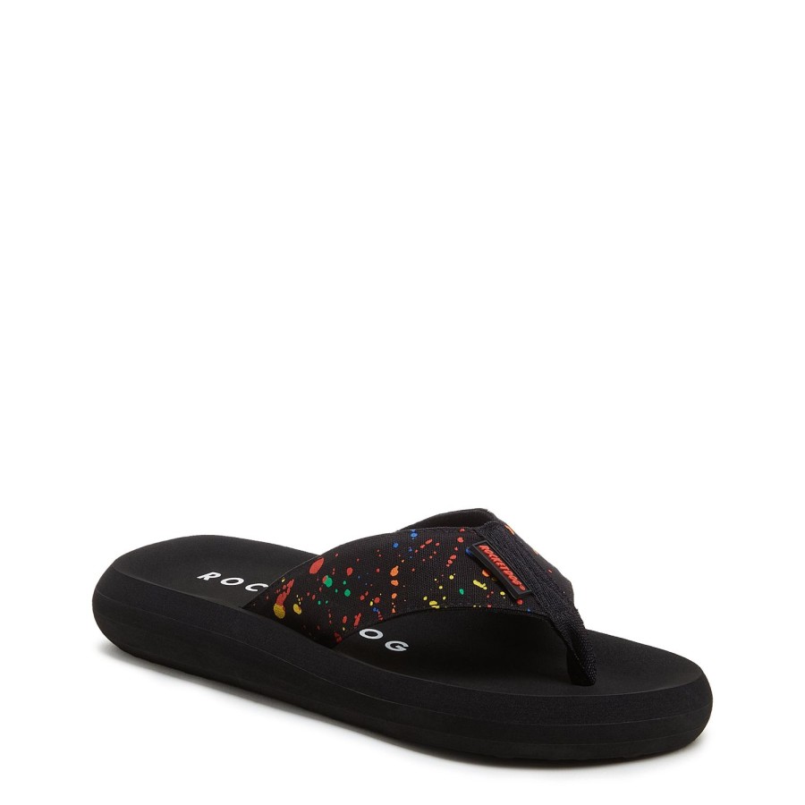 Flip Flops Rocket Dog | Spotlight Black Splash Flip Flop