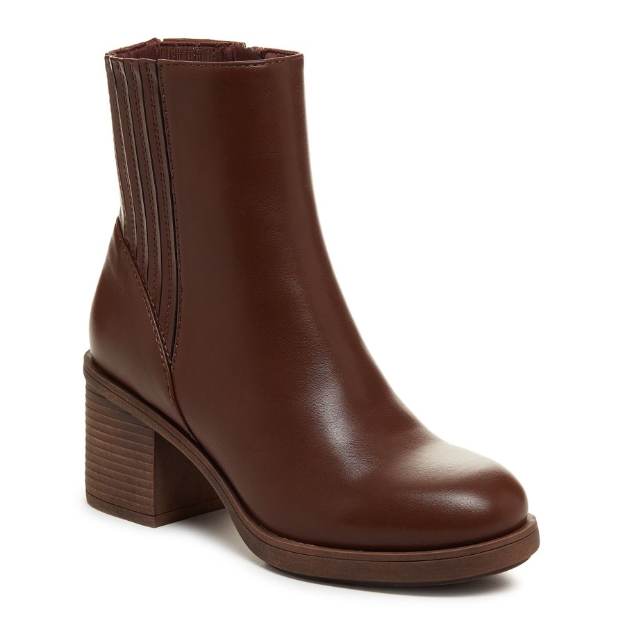 Boots Rocket Dog | Rocket Dog Sonora Brown Platform Chelsea Boot