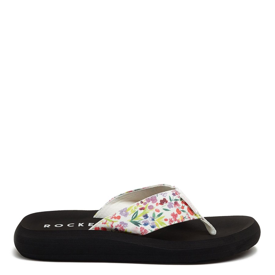 Flip Flops Rocket Dog | Spotlight Floral White Flip Flop