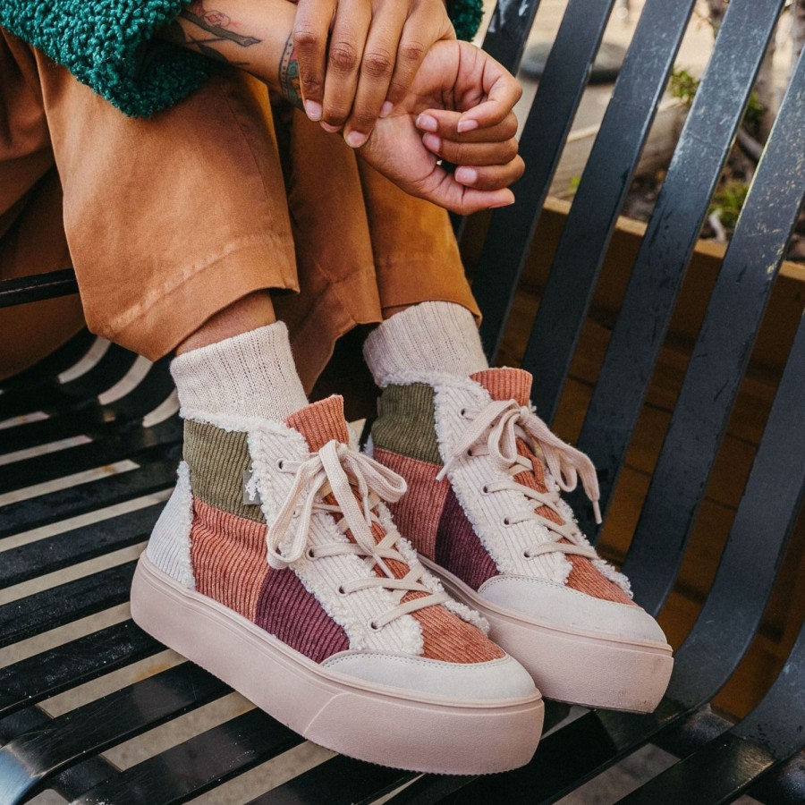 Sneakers Rocket Dog | Flair Natural Patchwork Platform Sneaker