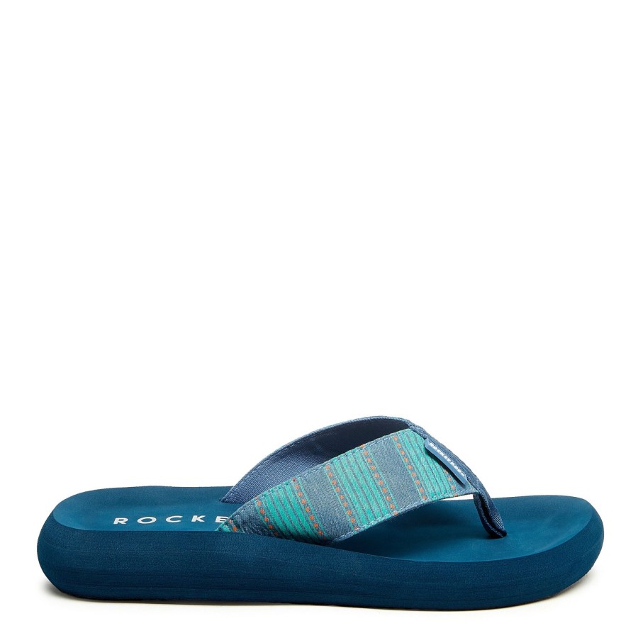 Flip Flops Rocket Dog | Rocket Dog® Blue Stripe Flip Flops - Seaside Stride