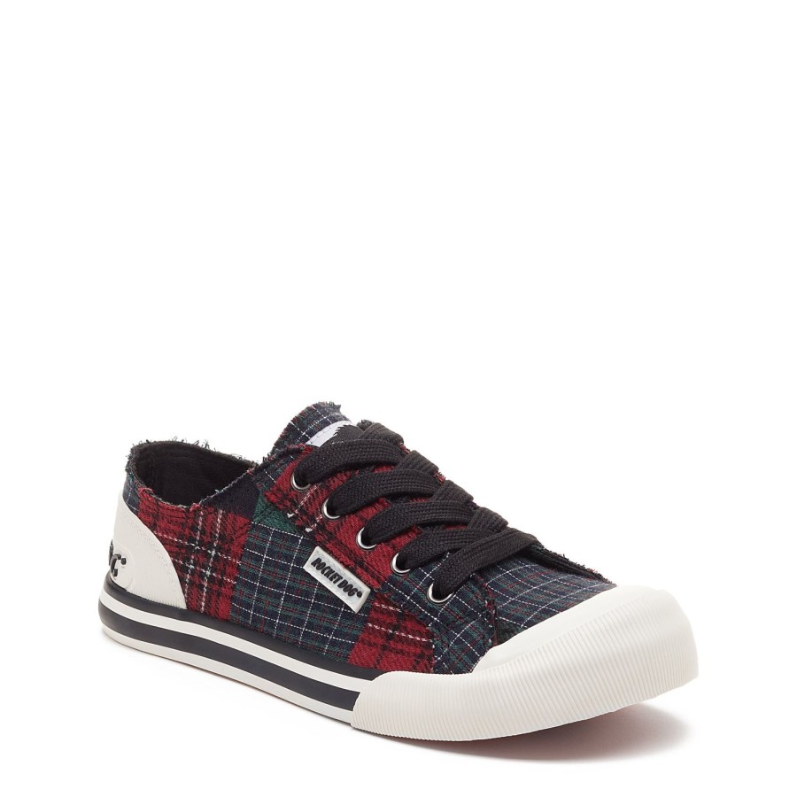 Sneakers Rocket Dog | Jazzin Green Plaid Sneaker