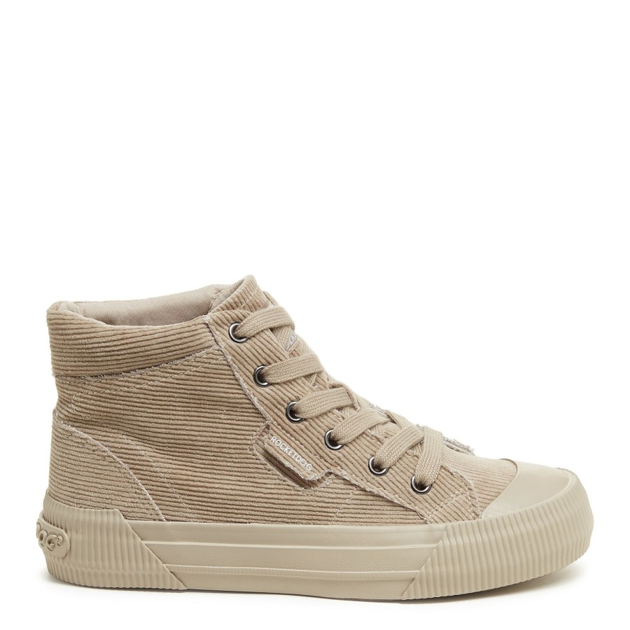 Sneakers Rocket Dog | Rocket Dog® Cheery Taupe Corduroy High Top Sneaker