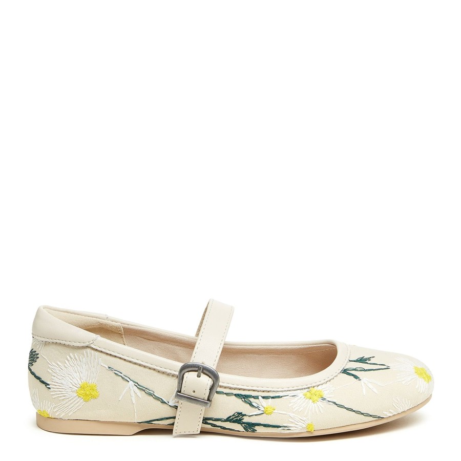 Casuals Rocket Dog | Emma Floral Embroidered Ballet Flat