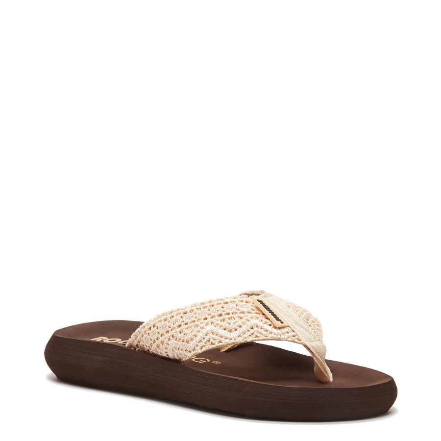 Flip Flops Rocket Dog | Sunset Natural Crochet Flip Flop