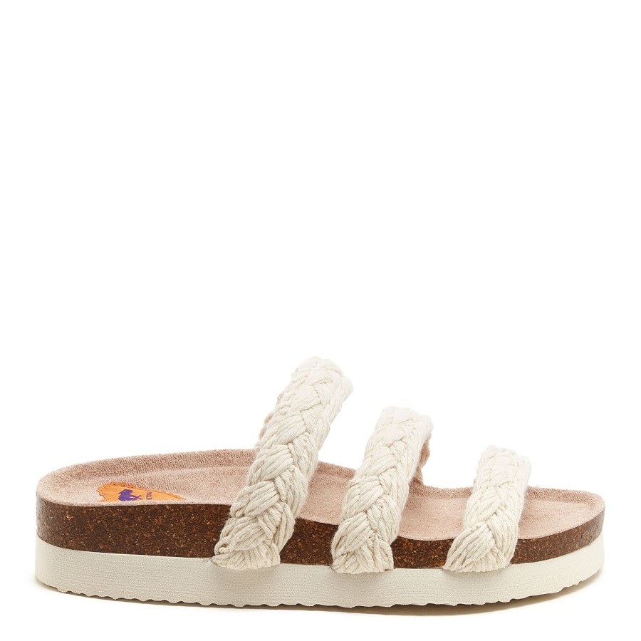 Sandals Rocket Dog | Rocket Dog® Ashley Natural Braided Slides - Boho Ease