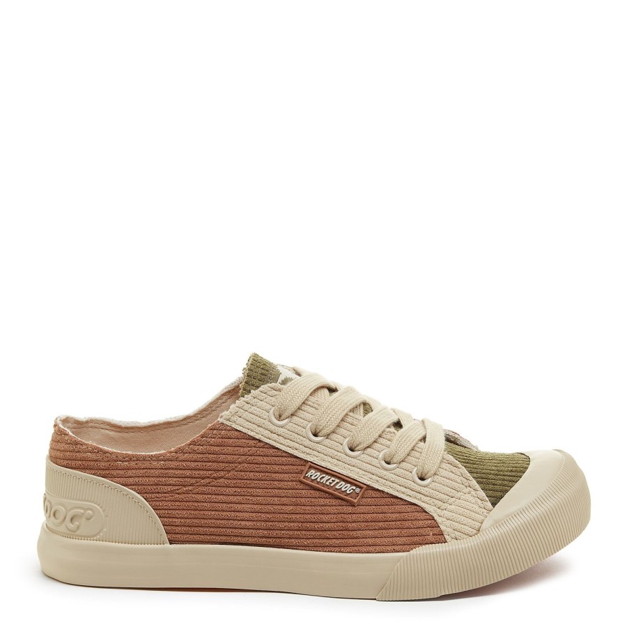 Sneakers Rocket Dog | Jazzin Corduroy Patchwork Sneakers: Vintage Vibes With Modern Comfort!