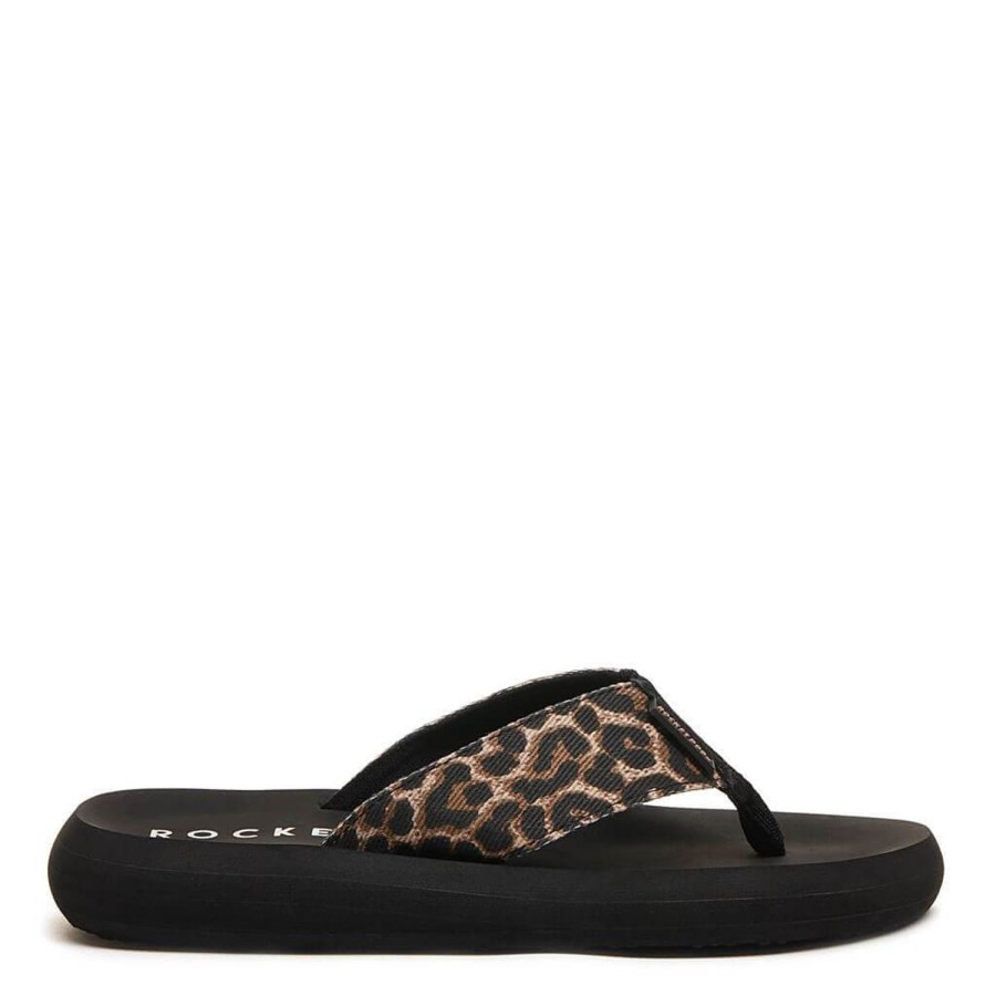 Flip Flops Rocket Dog | Spotlight Dark Leopard Flip Flop