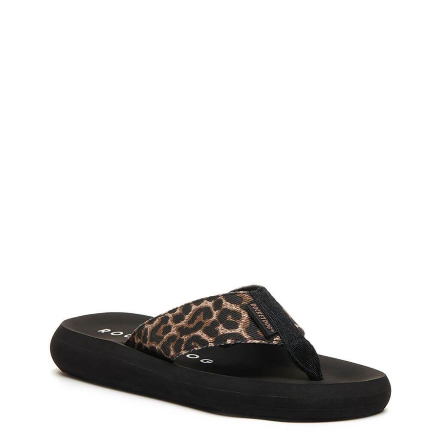 Flip Flops Rocket Dog | Spotlight Dark Leopard Flip Flop