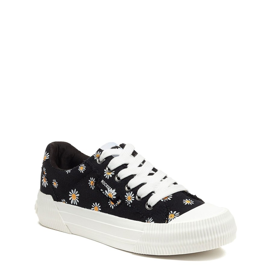 Sneakers Rocket Dog | Cheery Daisy Print Black Sneaker