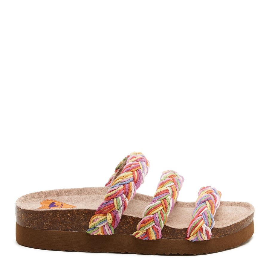 Sandals Rocket Dog | Rocket Dog® Ashley Rainbow Slides - Colorful Comfort